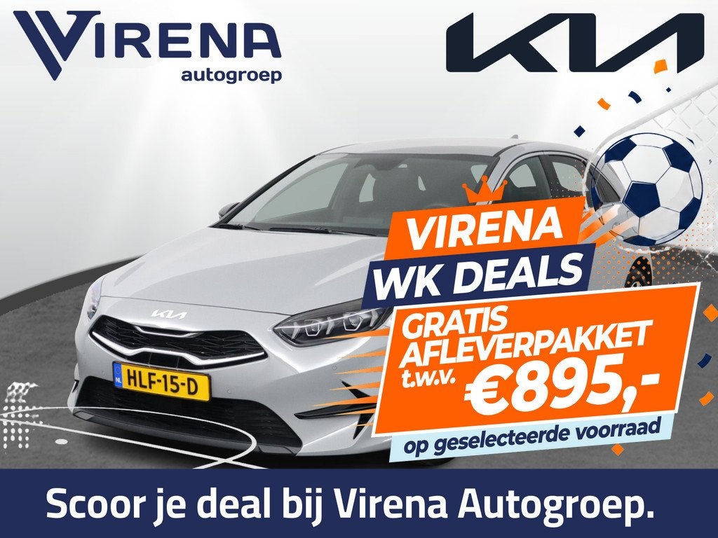 Kia Ceed 1.0 T-GDi MHEV Design Edition Automaat - Adaptive C, 1272 kg, Stof, Met garantie (alle), Origineel Nederlands