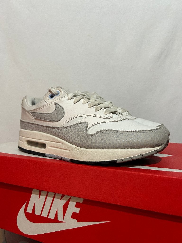 ALS NIEUW! Maat 42 - Nike Air Max 1 '87 Safari Summit White, Verzenden, Wit, Nike, Nike