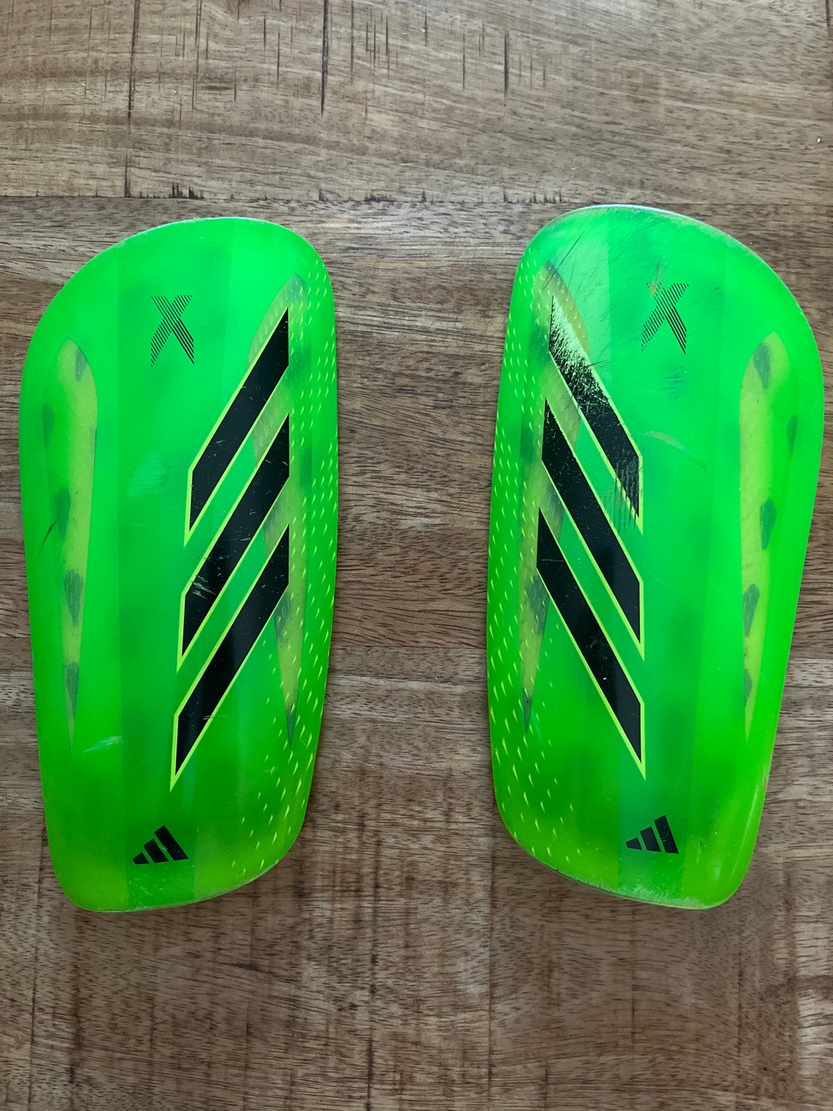 Adidas scheenbeschermers - Neon Groen, Ophalen of Verzenden, Gebruikt