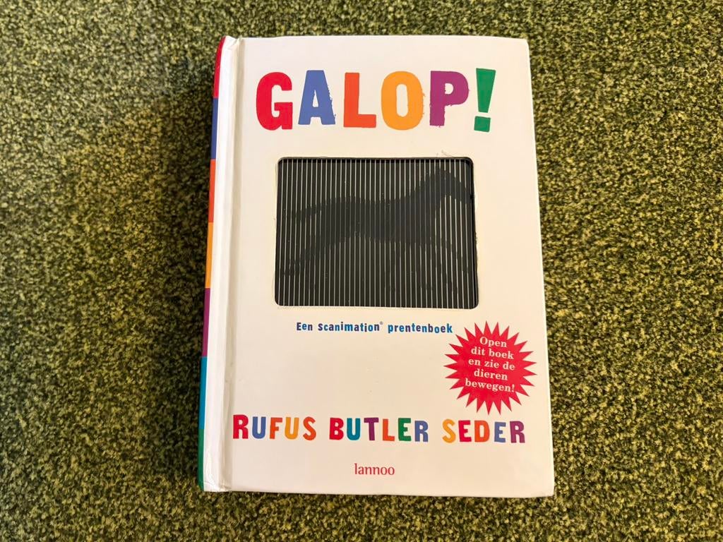 Galop!  | Rufus Butler Seder., Boeken, Kinderboeken | Kleuters, Zo goed als nieuw, Non-fictie, Ophalen of Verzenden