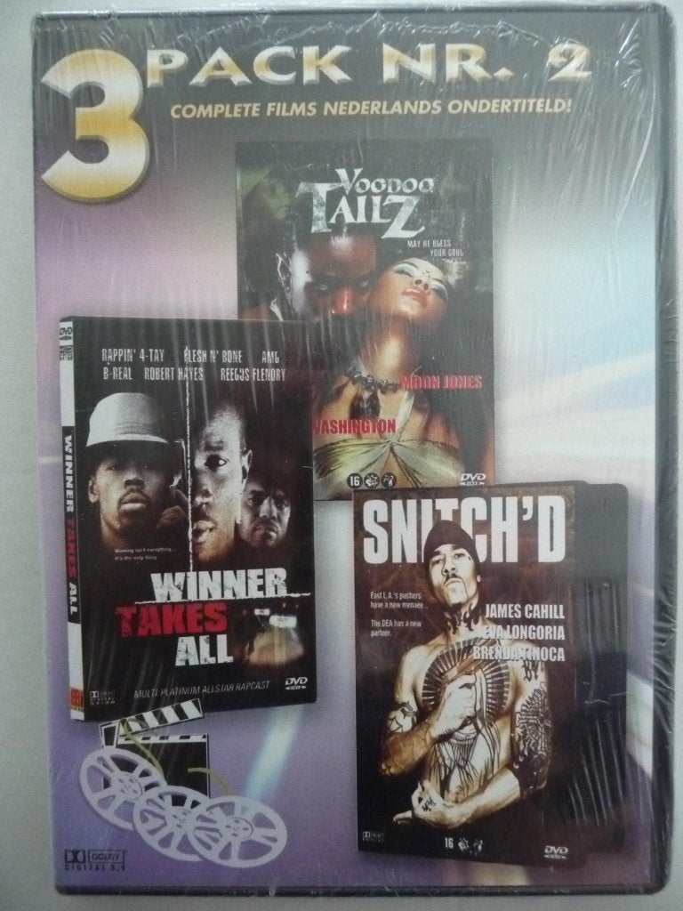 00C: 3 Pack nr. 2 – Voodoo Tailz (in plastic), Alle leeftijden, Ophalen of Verzenden, Nieuw in verpakking