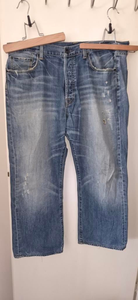 Jeans van Ed Hardy. Maat W 38 L 32. Izgs., Kleding | Heren, Ophalen of Verzenden, Zo goed als nieuw, Blauw, W36 - W38 (confectie 52/54)