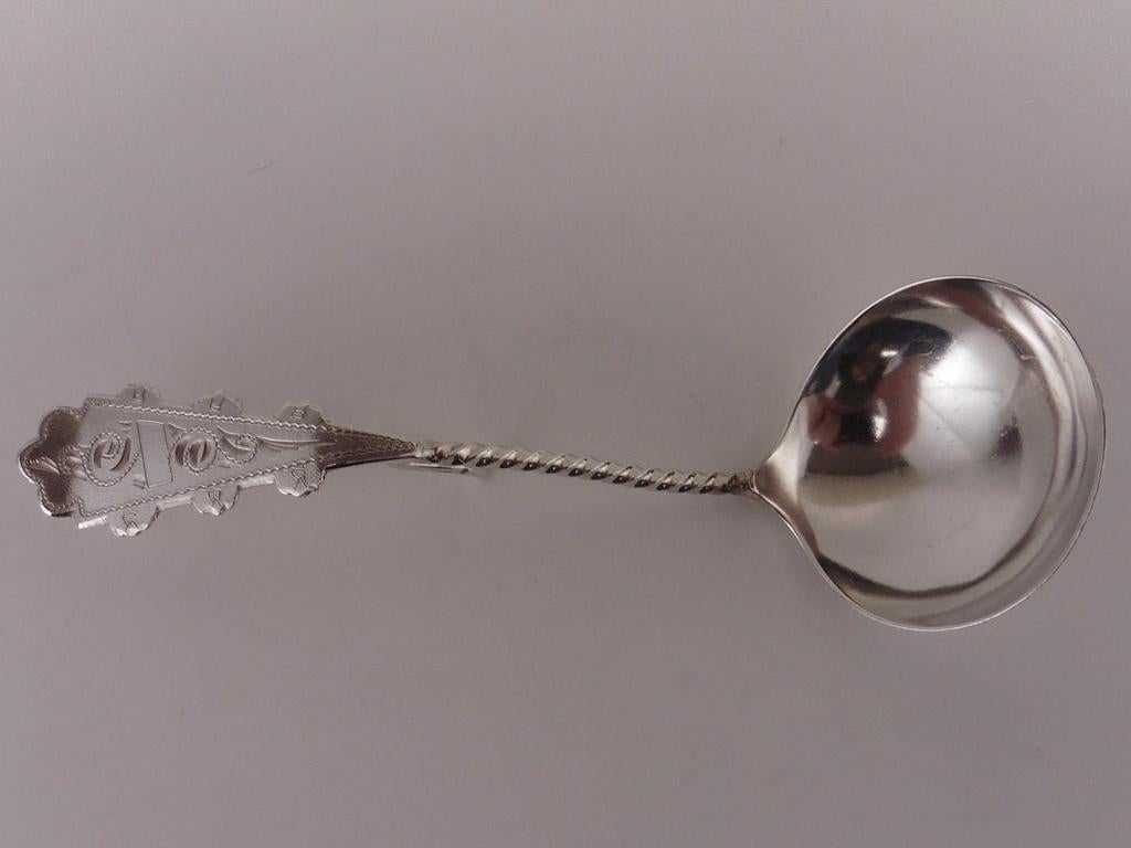 Zilveren roomlepel, Hanekam                              Z52
