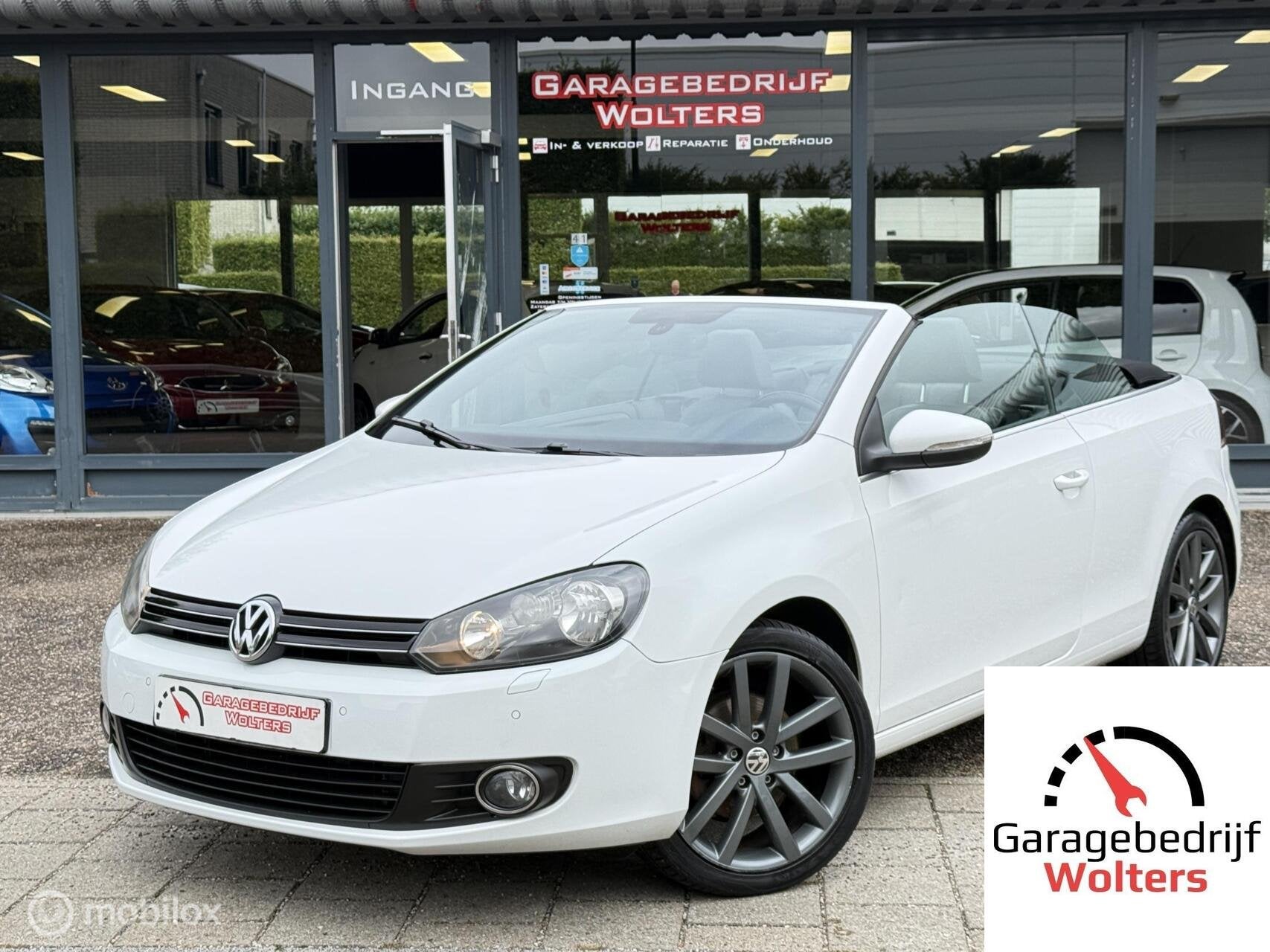 Volkswagen Golf Cabrio 1.6 TDI HIGHLINE STOELVERWM. CRUISE, Voorwielaandrijving, Gebruikt, Zwart, 4 cilinders