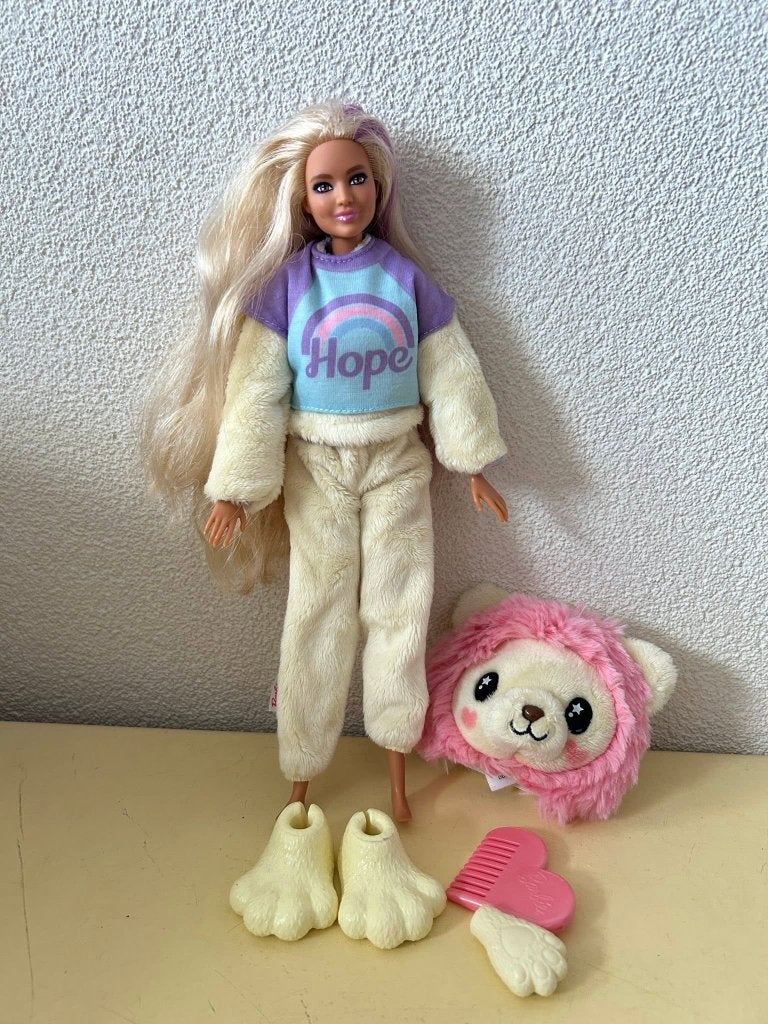 Barbie Cutie Reveal leeuw met pluche outfit, Gebruikt, Ophalen of Verzenden, Info.nl@mattel.com, Gondel 1, 1186 MJ Amstelveen, Nederland
