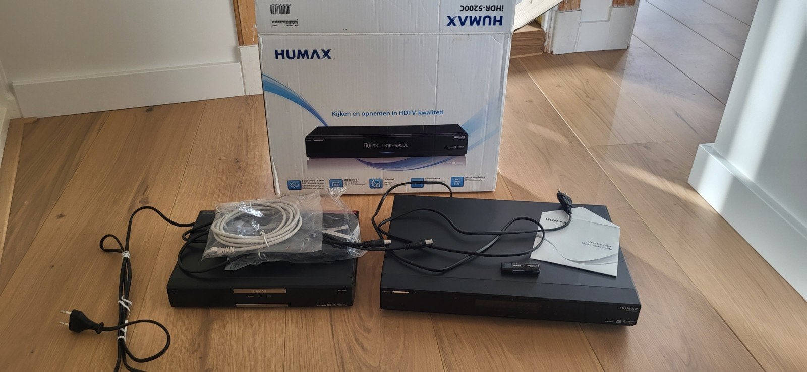 Humax Mediaboxen: iRHD-5000C en iHDR-5200C, Ophalen, Gebruikt, Harddiskrecorder