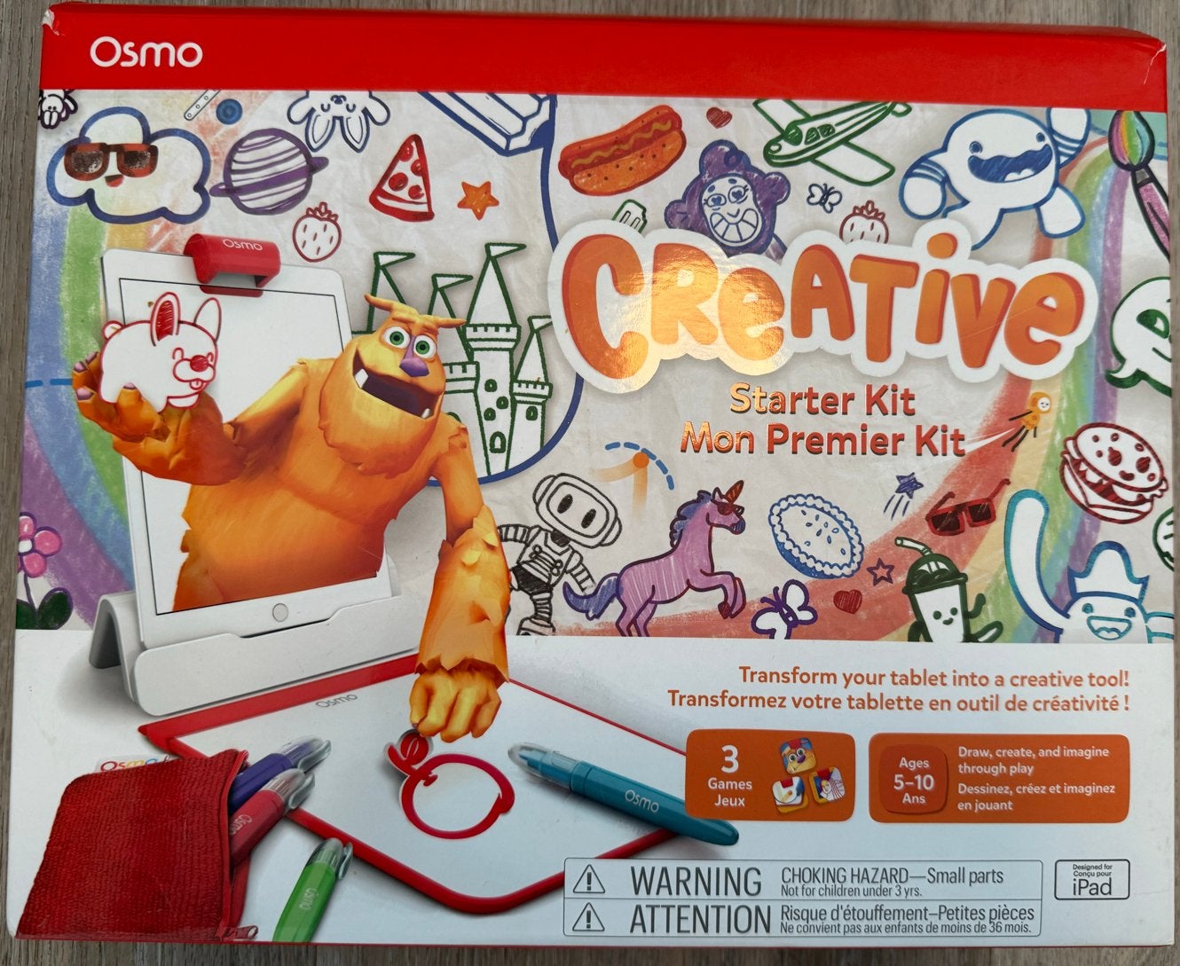 Osmo Creative Starter Kit - Educatief Tekenspel, Ophalen of Verzenden, Zo goed als nieuw, Knutselen