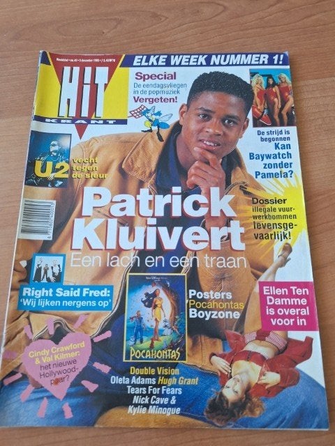 Hitkrant 1995 Kluivert Pamela Anderson Nick Cave U2 TFF, Verzenden, Gelezen, Muziek, Film of Tv