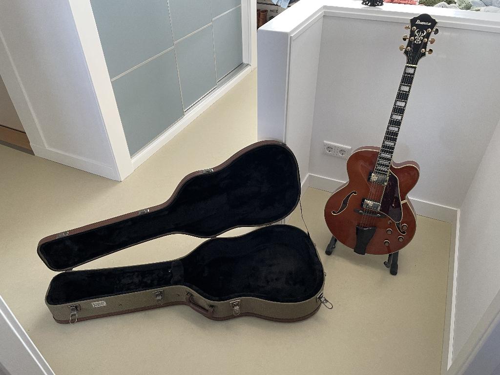 Te koop mooie Ibanez AF95 hollow-bodygitaar, Ophalen, Zo goed als nieuw, Hollow body, Ibanez