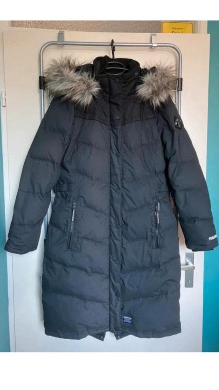 Nieuwe Khujo Lubec Long winterjas. Maat L., Verzenden, Zwart, Maat 42/44 (L), Khujo