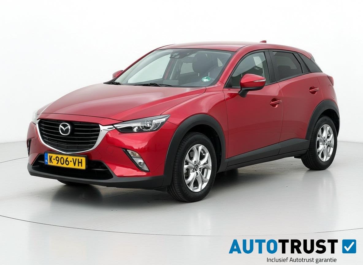 Mazda CX-3 2.0 SkyActiv-G 120 TS+ TREKHAAK CAMERA NAV, Auto's, Voorwielaandrijving, 1998 cc, Stof, Gebruikt