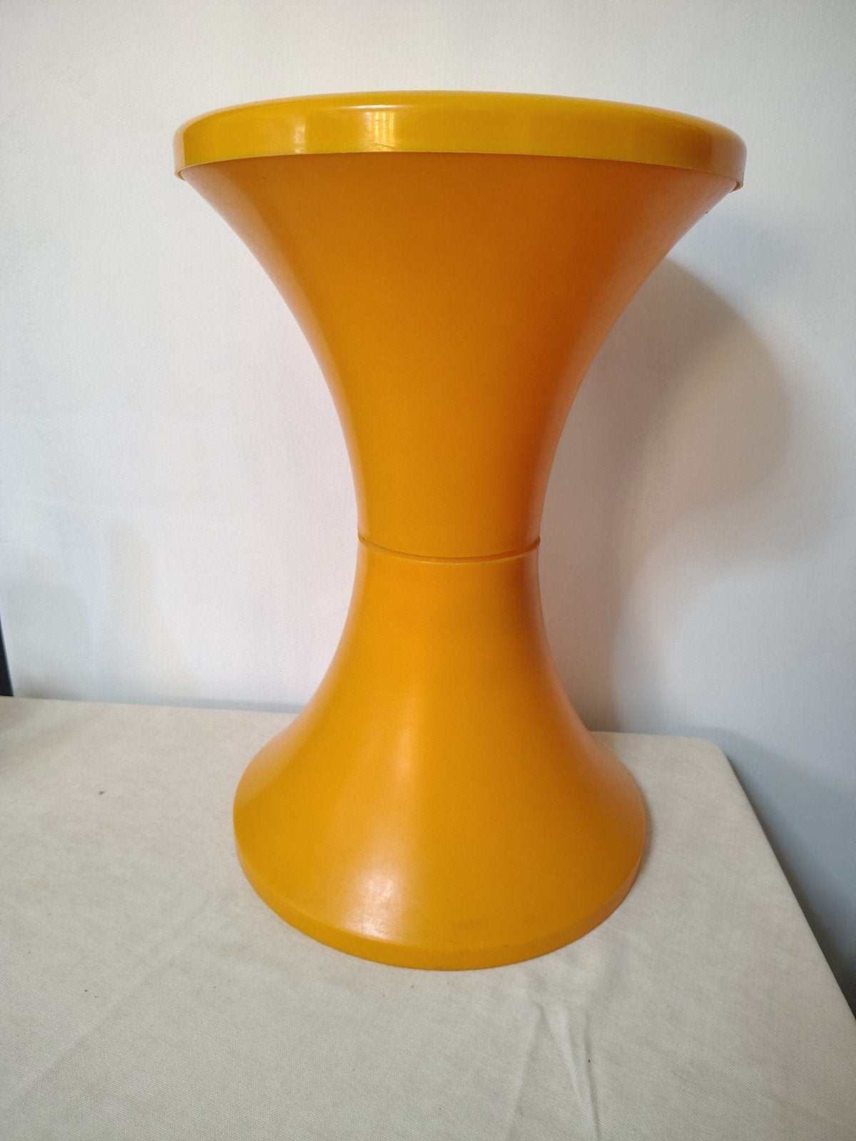 Vintage Tam Tam kruk/bijzettafel - Iconisch jaren '70 design, Ophalen, Minder dan 45 cm, Gebruikt, Vintage, Jaren '70, Retro