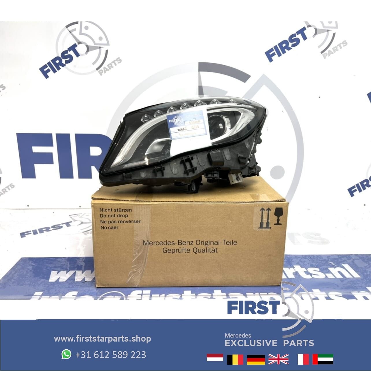 W156 GLA LED BI XENON KOPLAMP LINKS Mercedes ORIGINEEL 2013-, Gebruikt, -, Ophalen of Verzenden, -