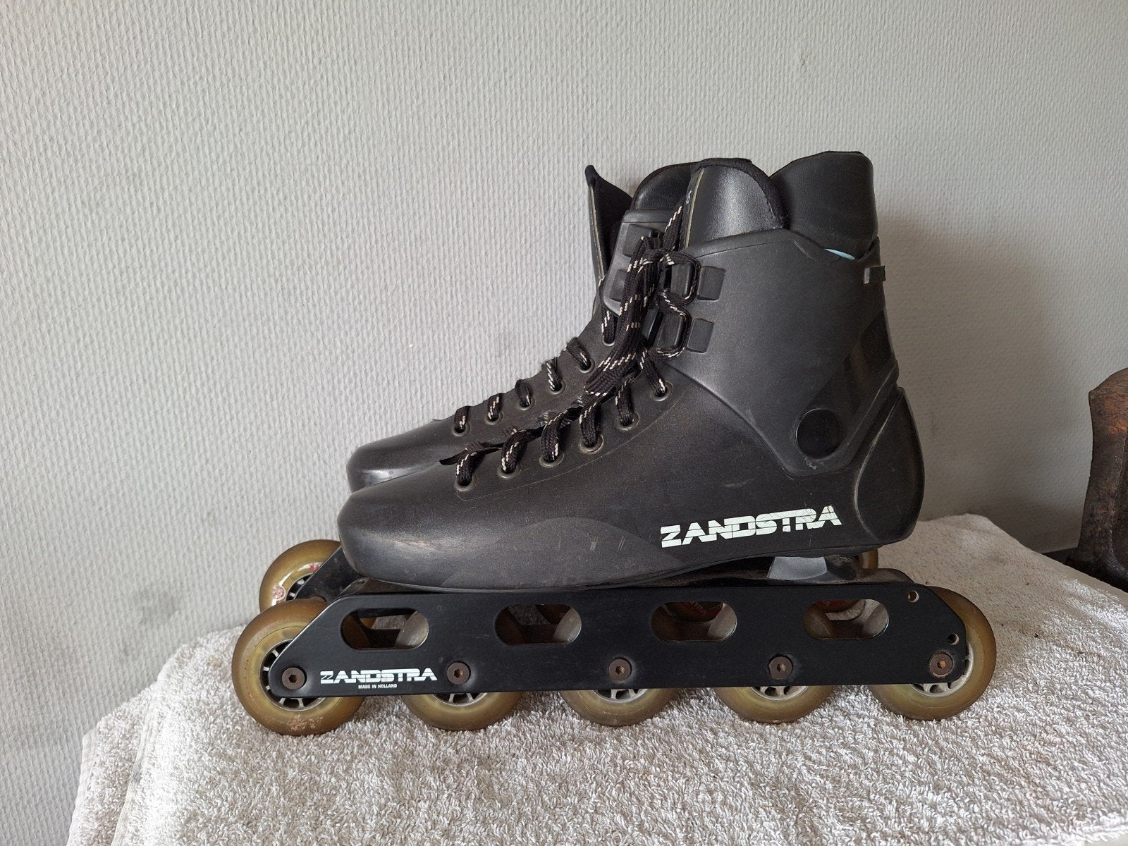 Zandstra skeelers, maat 45, Overige merken, Gebruikt, Inline skates 5 wielen, Ophalen of Verzenden