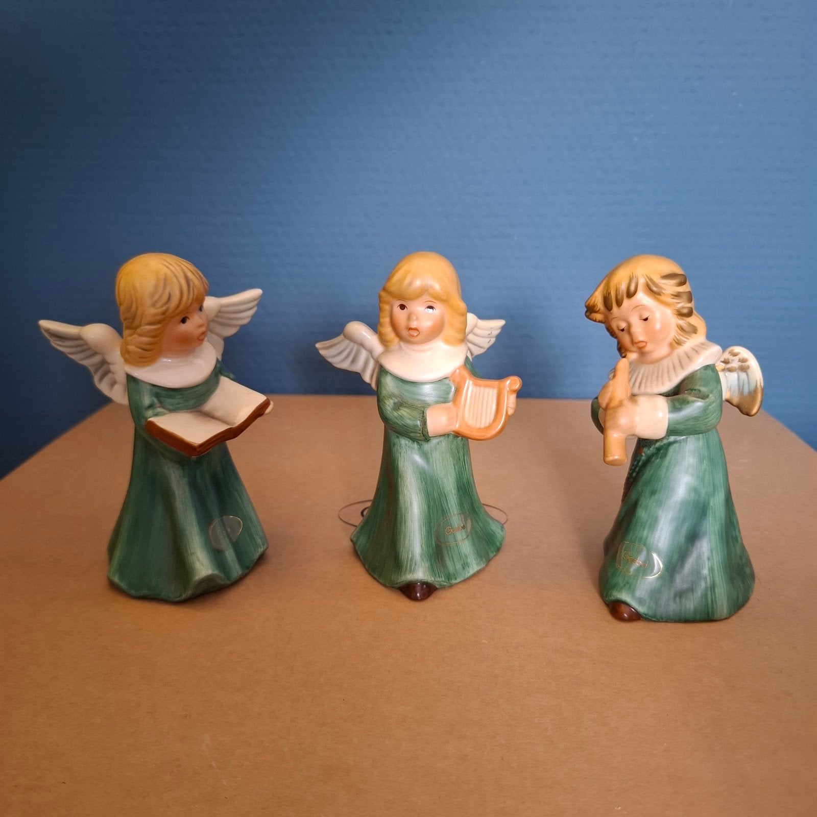 Goebel Engeltjes - Set van 3 Muzikanten, Ophalen, Gebruikt