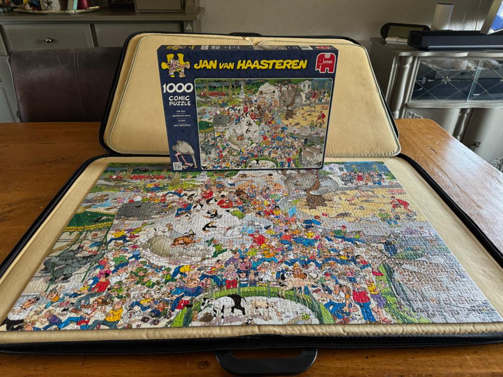 Jan van Haasteren 1000 stukjes - Dierentuin Artis, Ophalen, 500 t/m 1500 stukjes, Zo goed als nieuw, Legpuzzel