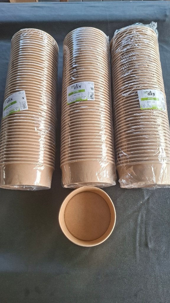 150x Take Dis Salade bakjes karton 1300ml., Ophalen of Verzenden, ,, ,, ,