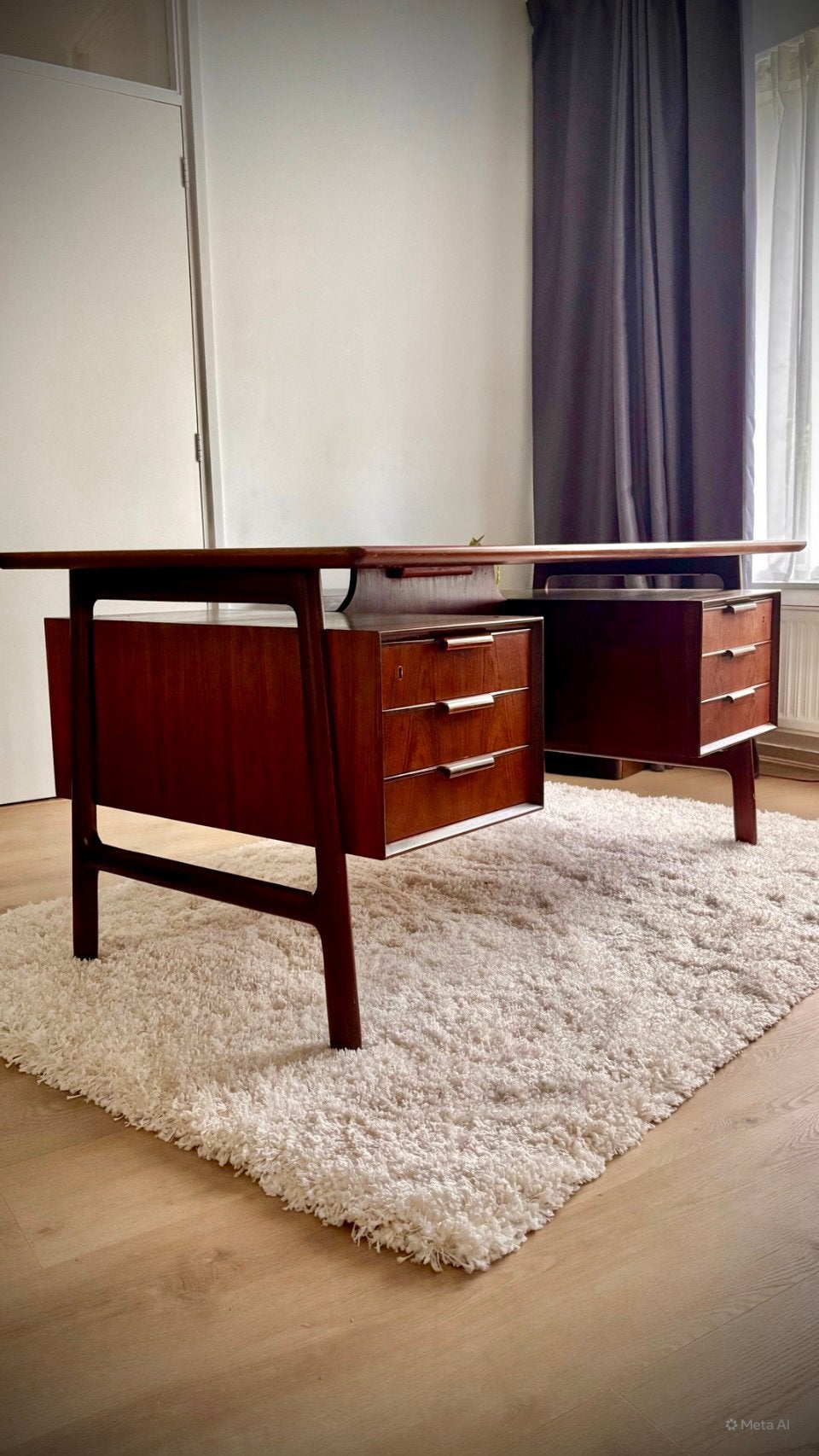 Vintage Design Palissander Bureau Model 75 Gunni Omann, Huis en Inrichting, Bureaus, Ophalen, ., ., .