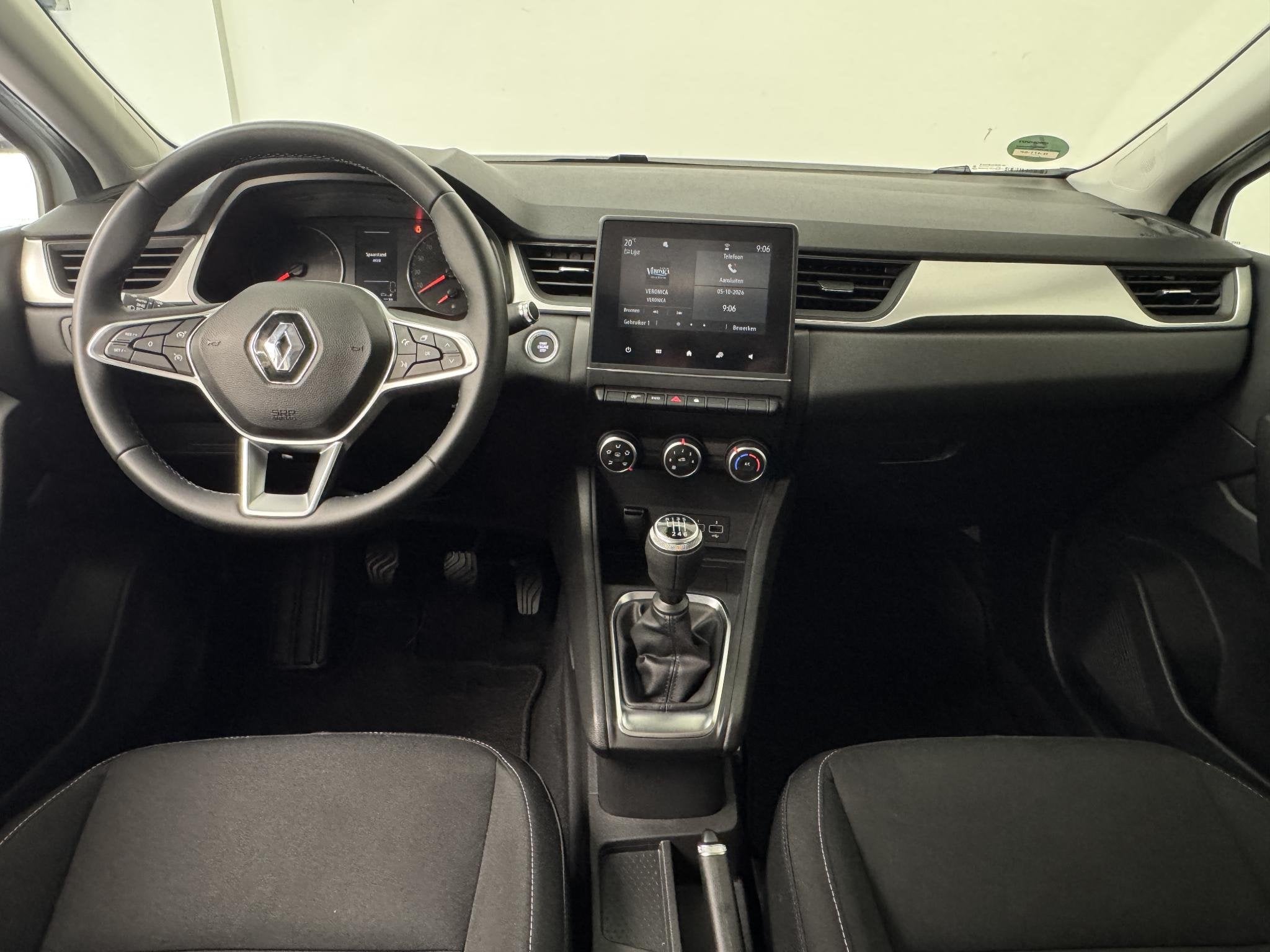 Renault Captur 1.0 TCe 90 Zen | Apple CarPlay / Android Auto, Auto's, Stof, Gebruikt, Met garantie (alle), Wit