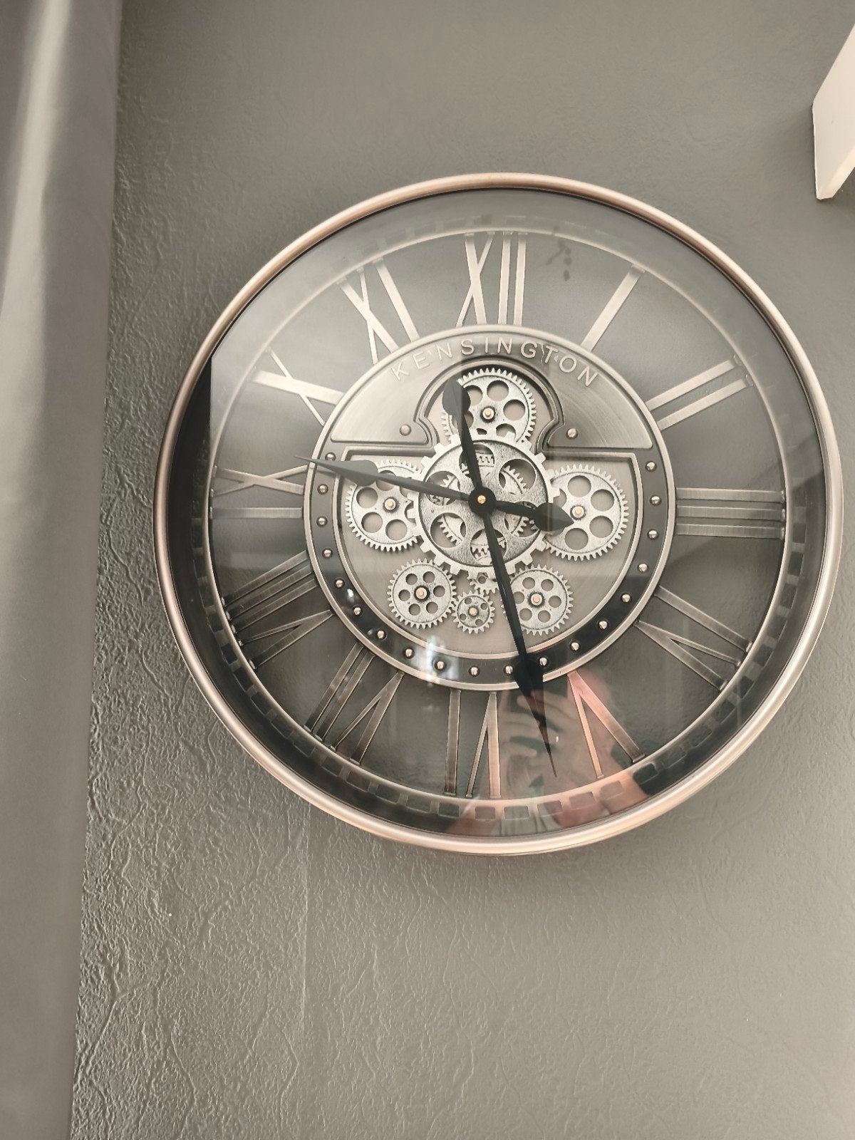 Kensington Wandklok met Zichtbaar Uurwerk, Ophalen of Verzenden