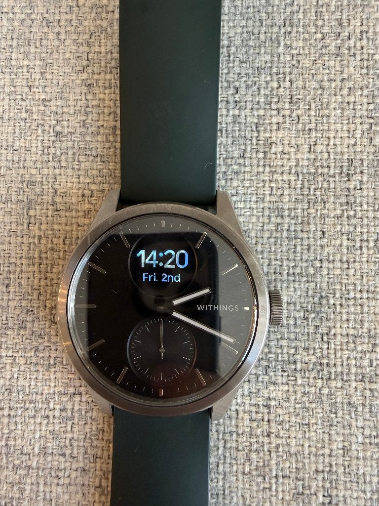 Withings Scanwatch 2 HWA10 hybrid Smartwatch, Gebruikt, Withings, Polar, Garmin, Zwart, Ophalen of Verzenden