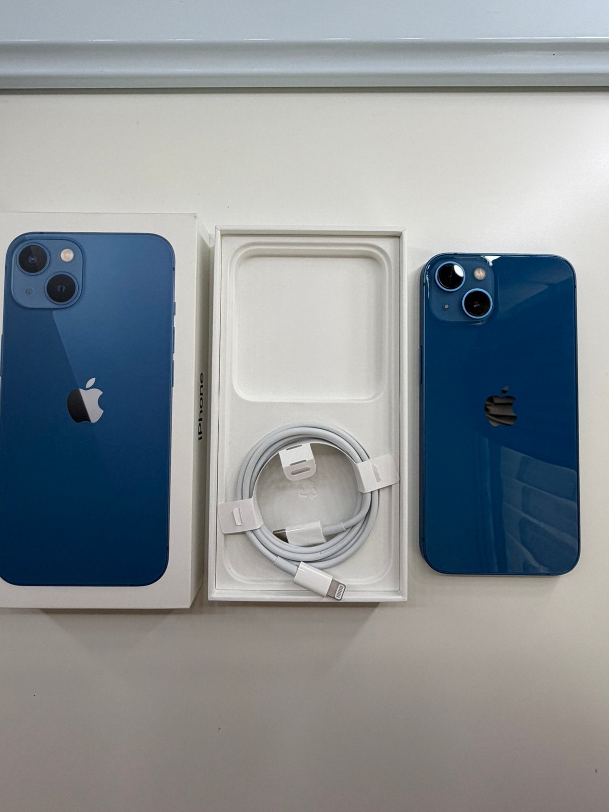 Iphone 13 128GB Blauw, Ophalen, Blauw, Zonder simlock, Zonder abonnement