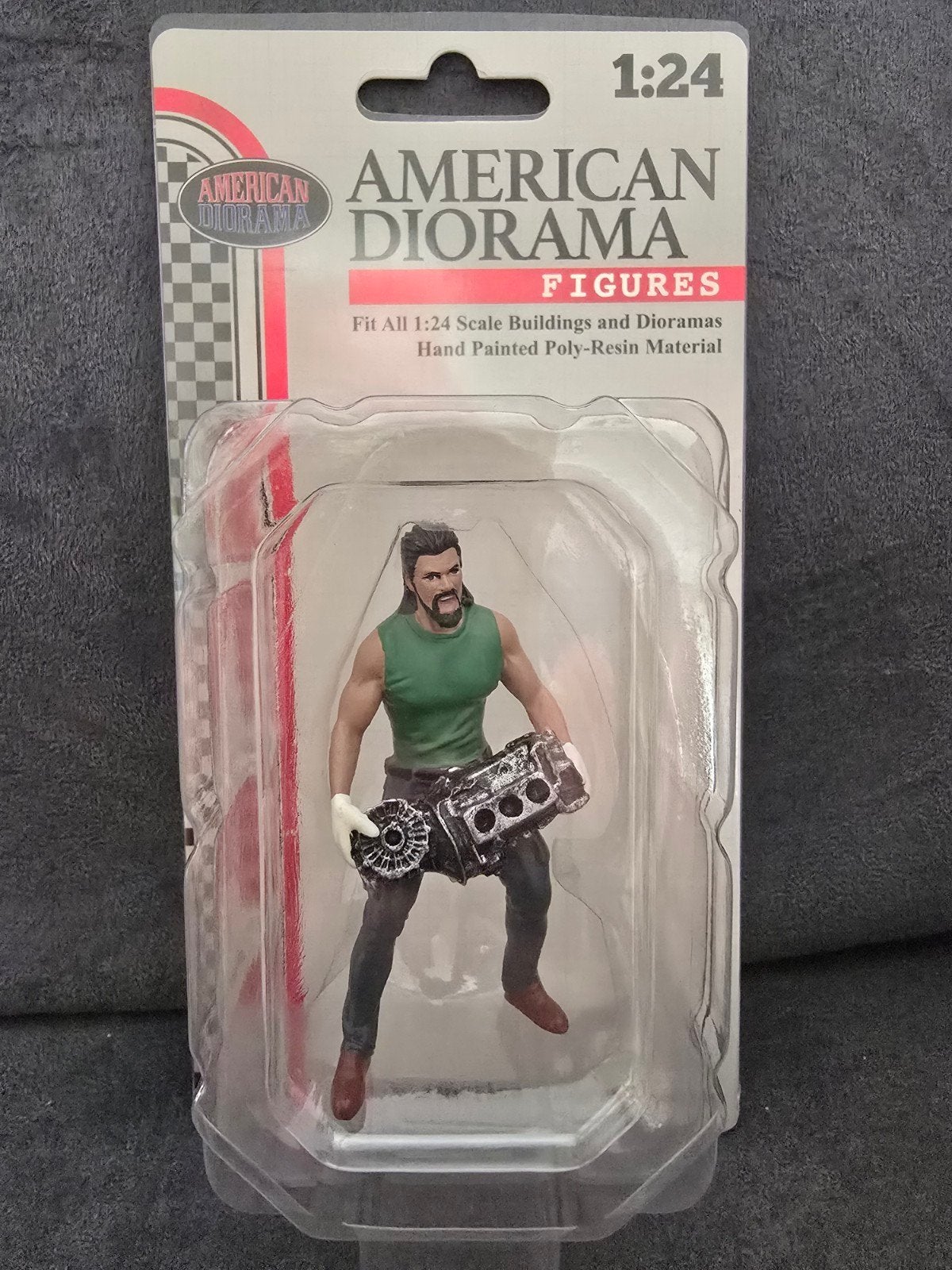 Muscle Mechanics figuur 5 American Diorama 1:24, Hobby en Vrije tijd, Modelbouw | Figuren en Diorama's, Christian@diecastcompany.nl