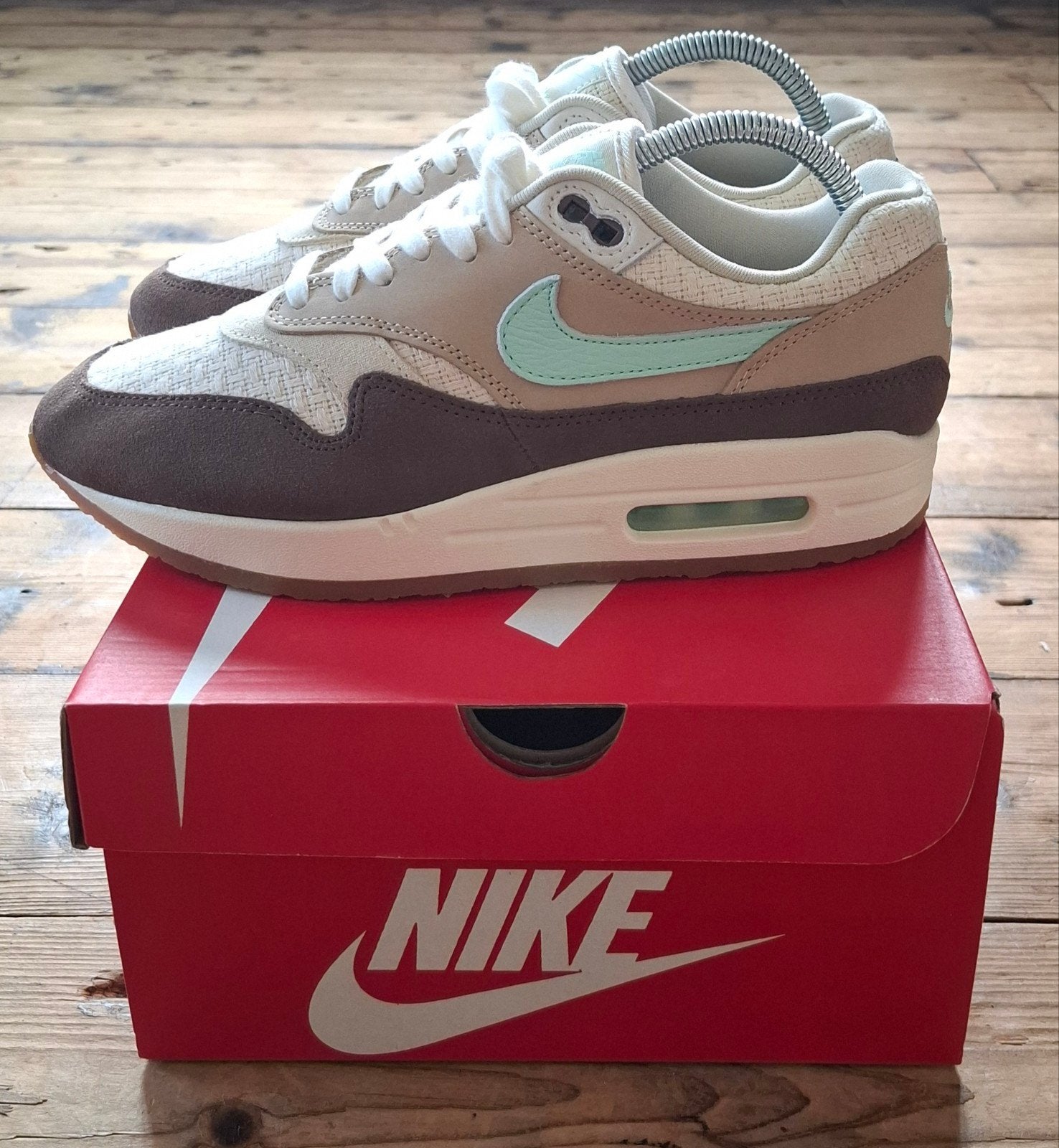 Nike Air Max 1 Crepe Hemp - Maat 40, Kleding | Heren, Bruin, Nike, Ophalen of Verzenden, Sneakers of Gympen