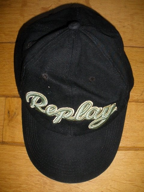 REPLAY pet cap zwart 58 cm, Kleding | Heren, Ophalen of Verzenden, Zo goed als nieuw, 58 of 59 cm (L, 7¼ of ⅜ inch), Replay