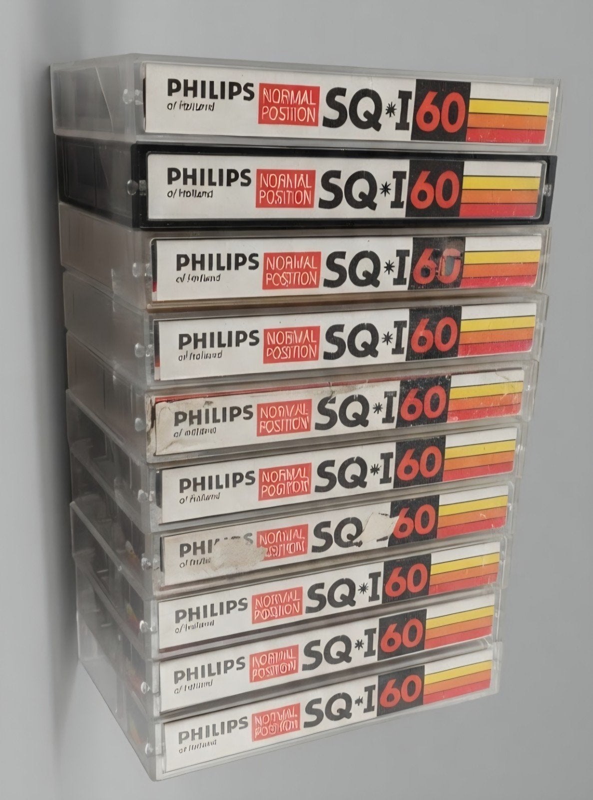 10x Philips audio cassette SQ-I60 IEC Type I (FE), Gebruikt, 2 t/m 25 bandjes, Overige genres, Ophalen of Verzenden