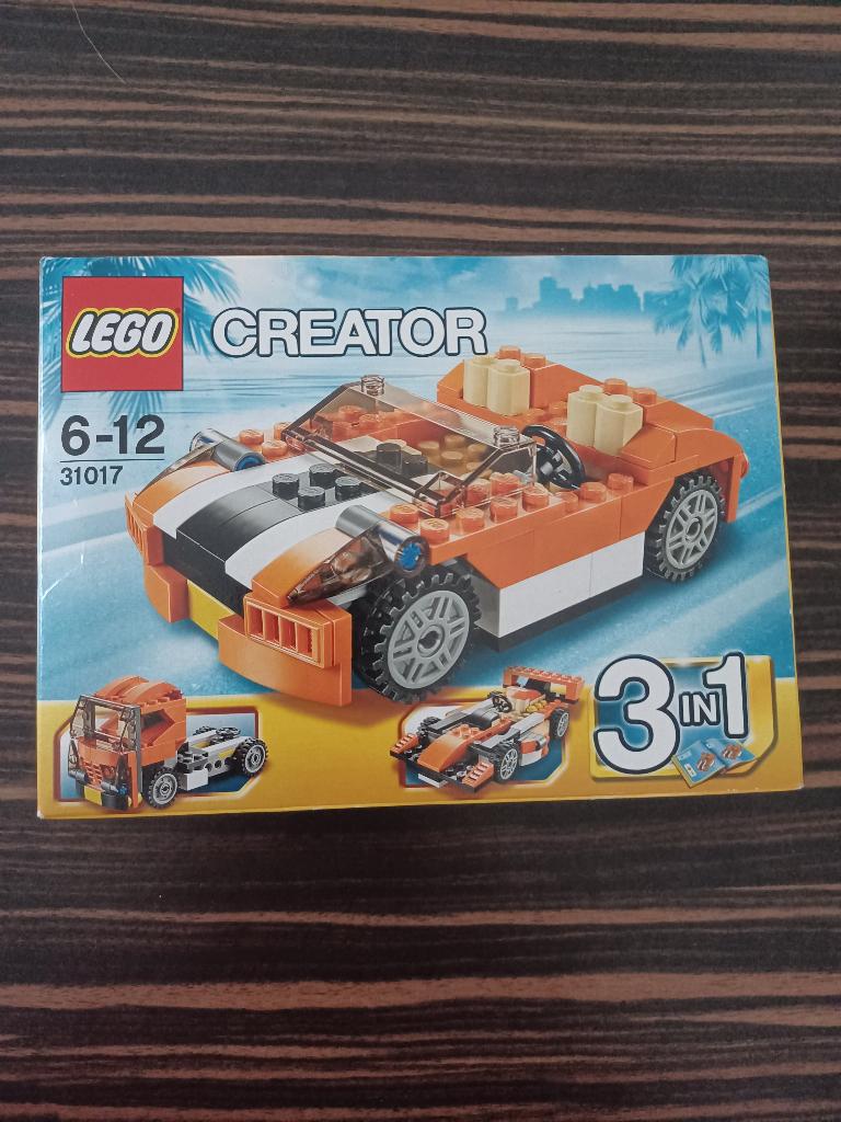 lego creator 31017 - nieuw - 3 in 1 - oranje auto's, Lego, Nieuw, Ophalen of Verzenden, Creator