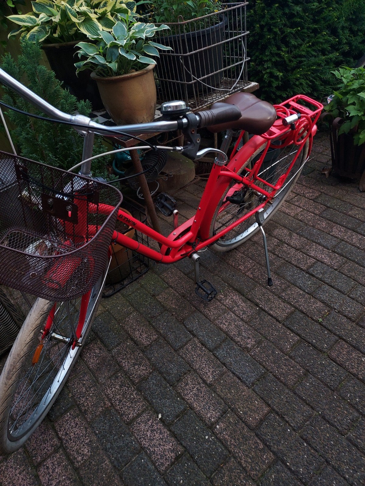 damesfiets, Ophalen