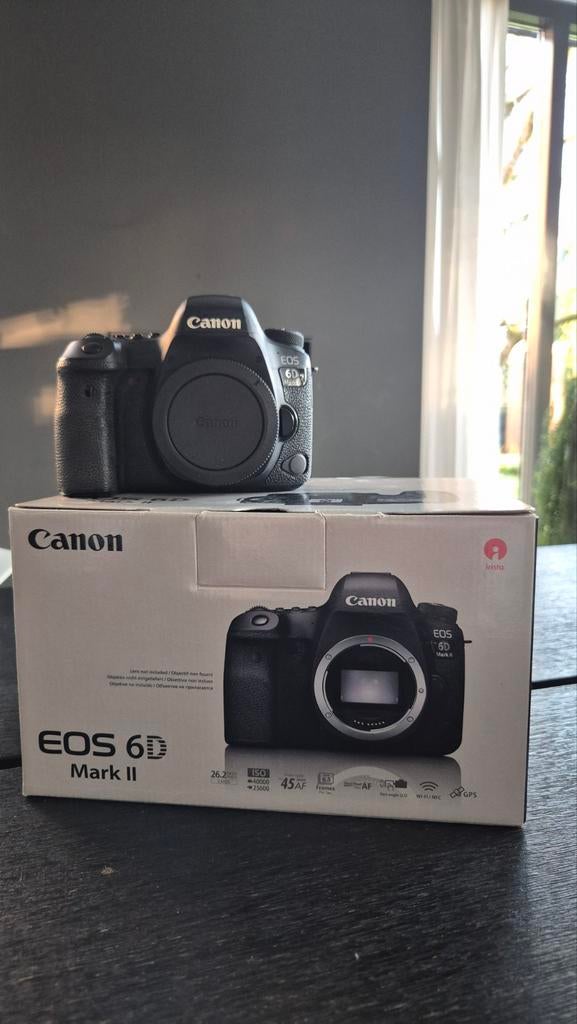 Canon EOS 6D Mark II spiegelreflexcamera, Audio, Tv en Foto, Fotocamera's Digitaal, Spiegelreflex, Canon, Ophalen of Verzenden