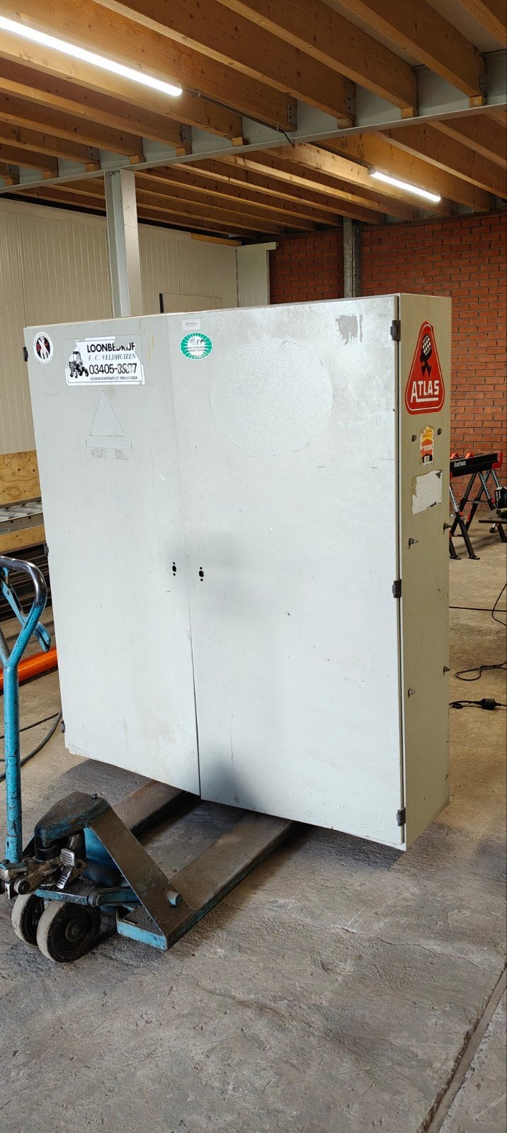 Werkplaats kast staal gereedschapskast, Ophalen