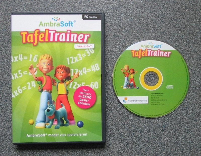 Tafeltrainer Groep 4 t/m 7, Puzzel en Educatief, Verzenden, 1 speler, Zo goed als nieuw