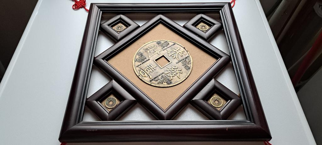 Chinese wanddecoratie, Oosters, Hout, Ophalen of Verzenden, Zo goed als nieuw