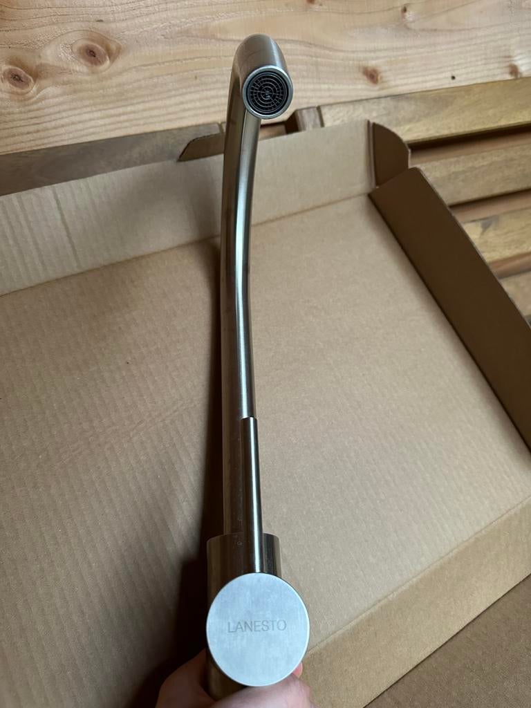 Lanesto Forte RVS Keukenkraan - Zo Goed Als Nieuw!, Minder dan 50 cm, Ophalen of Verzenden, Zo goed als nieuw, Minder dan 25 cm