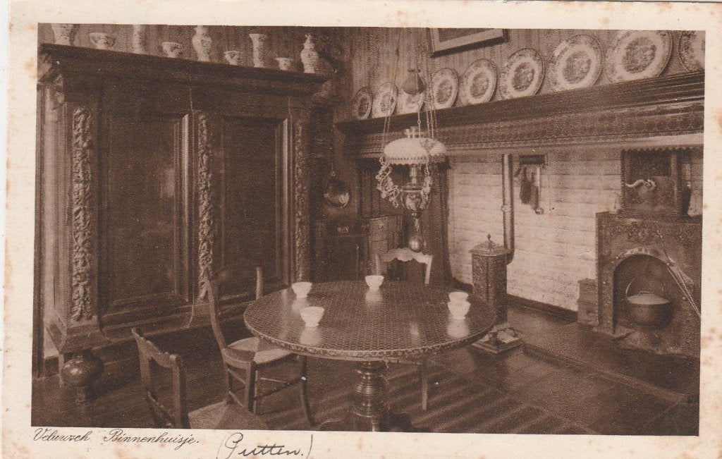 putten- interieur veluwsch binnenhuisje 1929, Ophalen of Verzenden, 1920 tot 1940, Gelderland