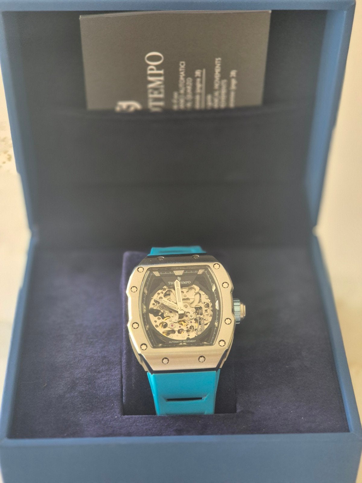 Tecnotempo Automatic Skeleton, Overige merken, Staal, Polshorloge, Kunststof