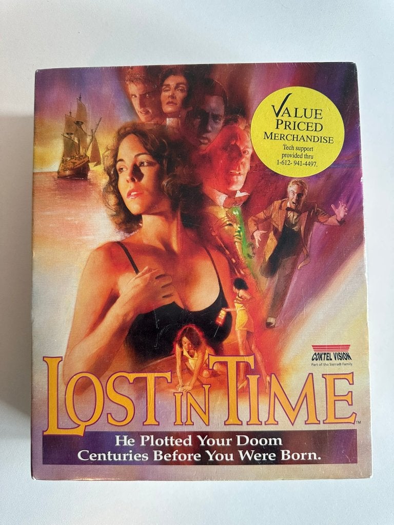 Lost in Time Coktel Vision Sierra PC Big Box *Sealed*, 1 speler, Ophalen of Verzenden, Avontuur en Actie, Vanaf 12 jaar