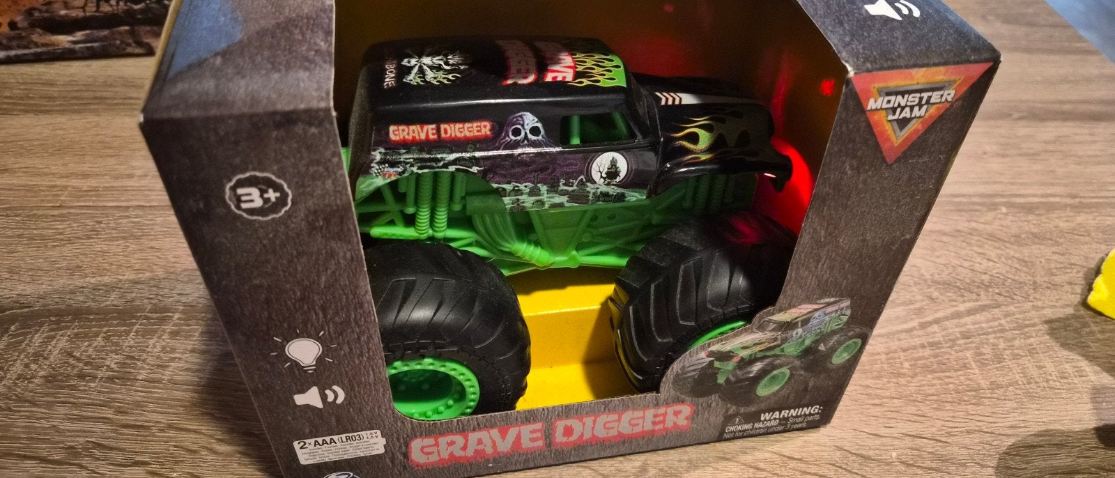 Monster Jam Grave Digger Truck met Licht en Geluid, Ophalen of Verzenden, Nieuw