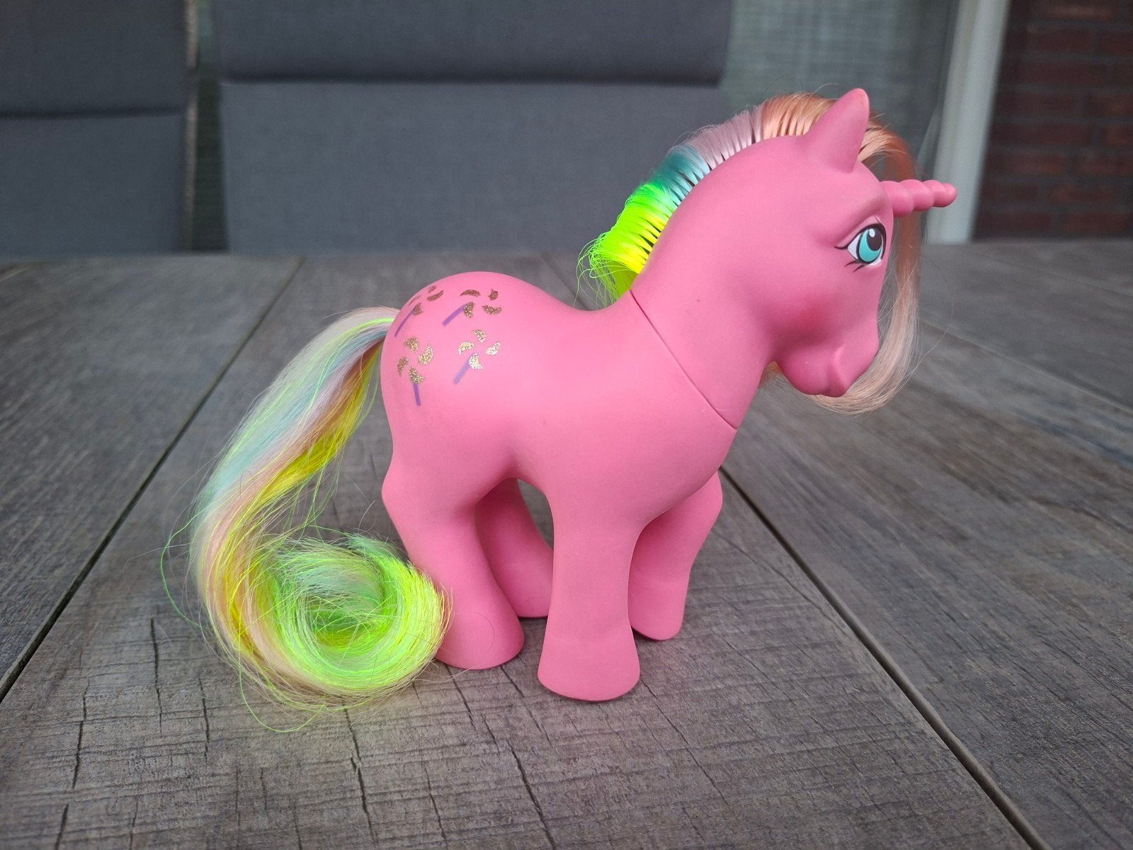 My Little Pony G1 Pinwheel Unicorn - Vintage Speelgoed, Ophalen of Verzenden, Gebruikt, Overige typen
