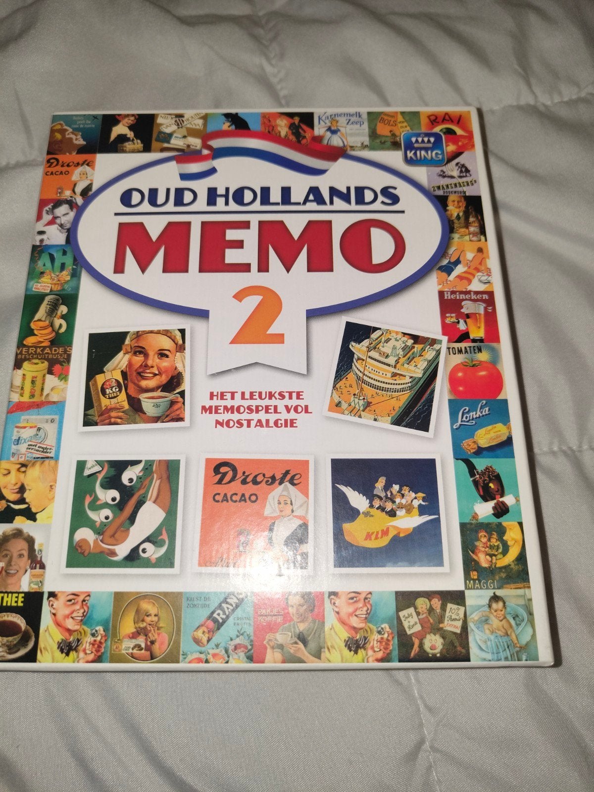 Oud Hollands Memo 2 - Nostalgisch Geheugenspel, Drie of vier spelers, Ophalen of Verzenden, Zo goed als nieuw, King International