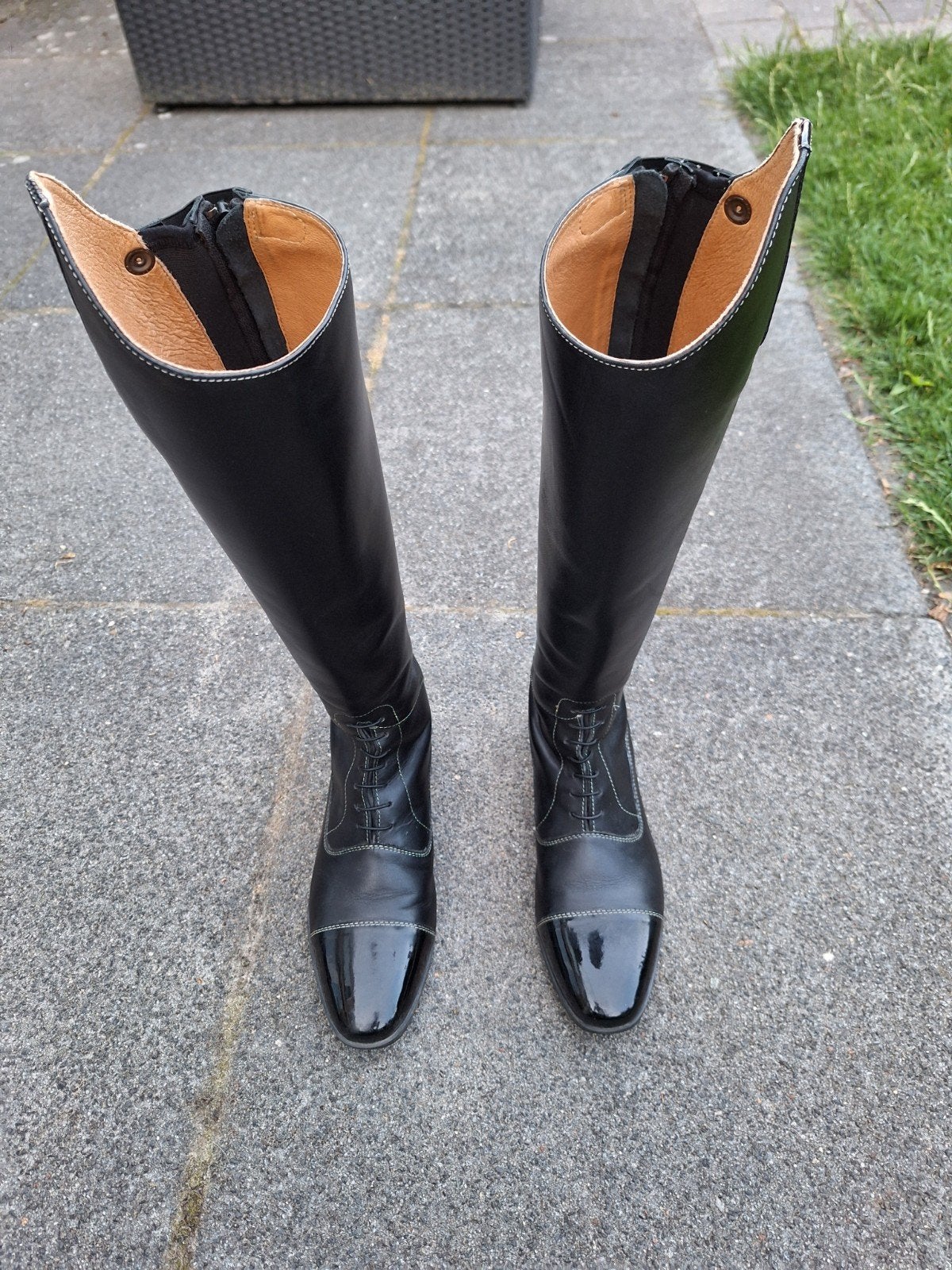 Leren paardrijlaarzen Epplejeck maat 41, Dieren en Toebehoren, Ophalen, Zo goed als nieuw, Dressuur, Schoeisel