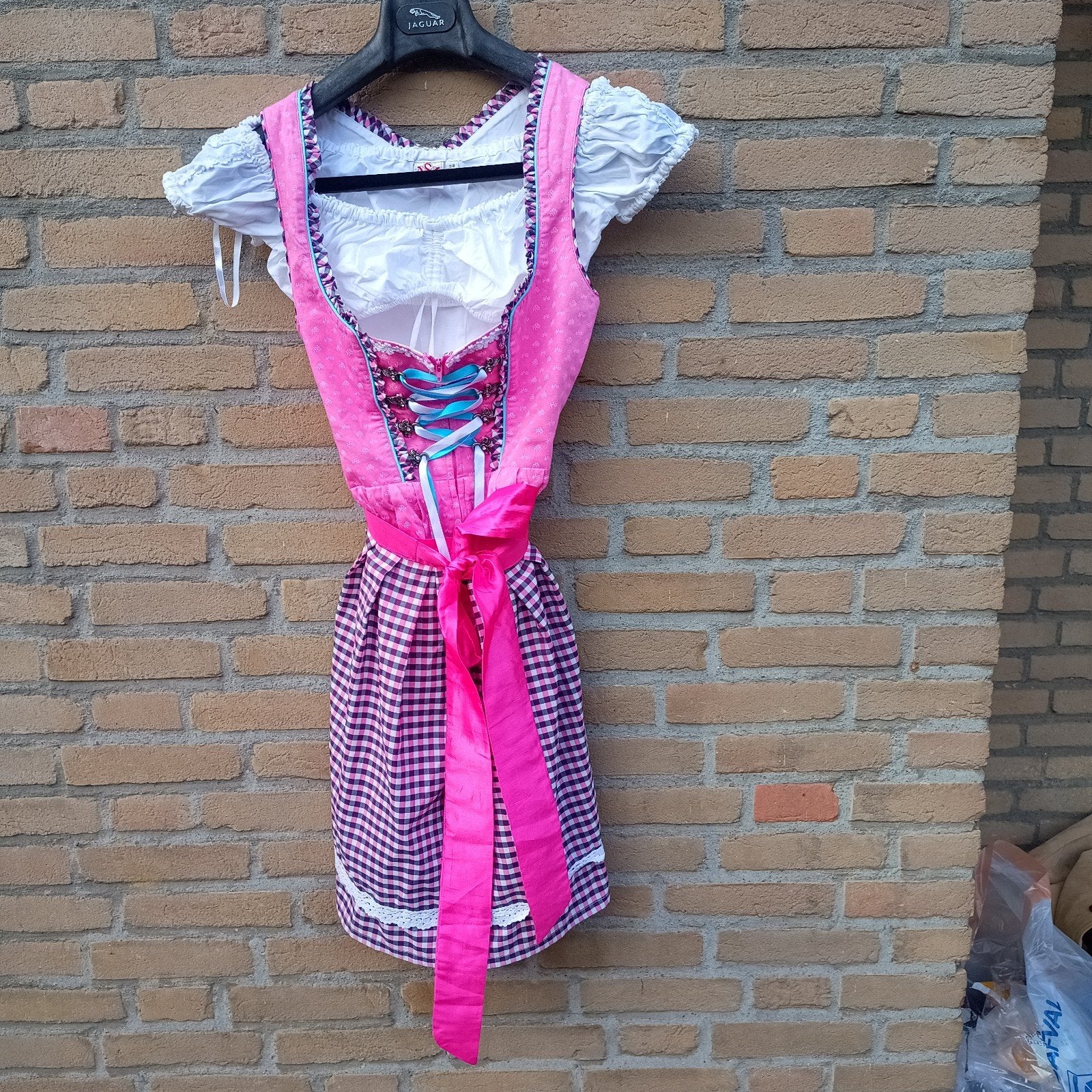 Dirndl 34 set Stockerpoint jurk schort Spieth Wensky blouse, Ophalen of Verzenden, Overige thema's, Maat 34 (XS) of kleiner, Gedragen