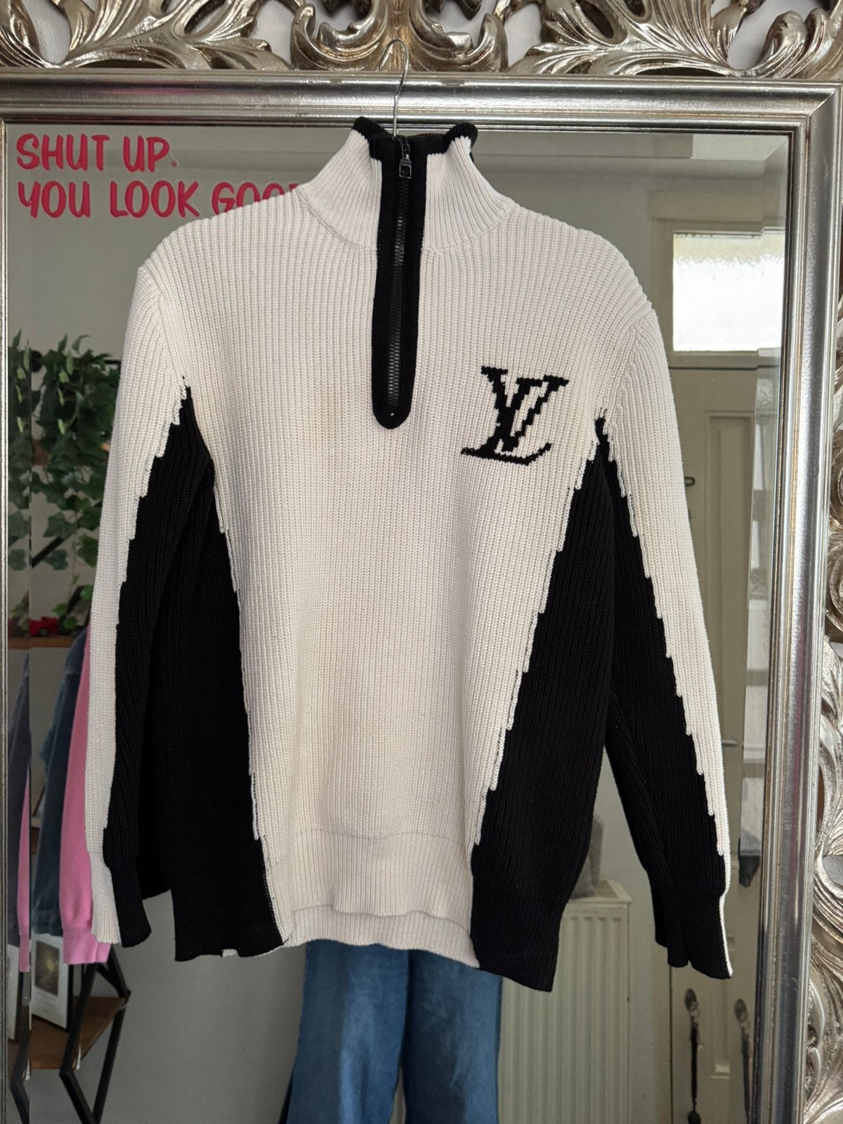Louis Vuitton zip up trui, Ophalen of Verzenden, Zo goed als nieuw, Maat 46 (S) of kleiner
