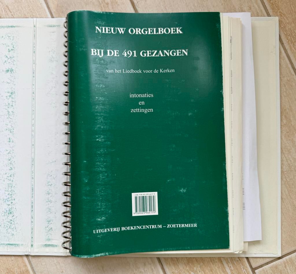 ≥ Map met bladmuziek orgelboek 491 gezangen Liedboek vd Kerken ...