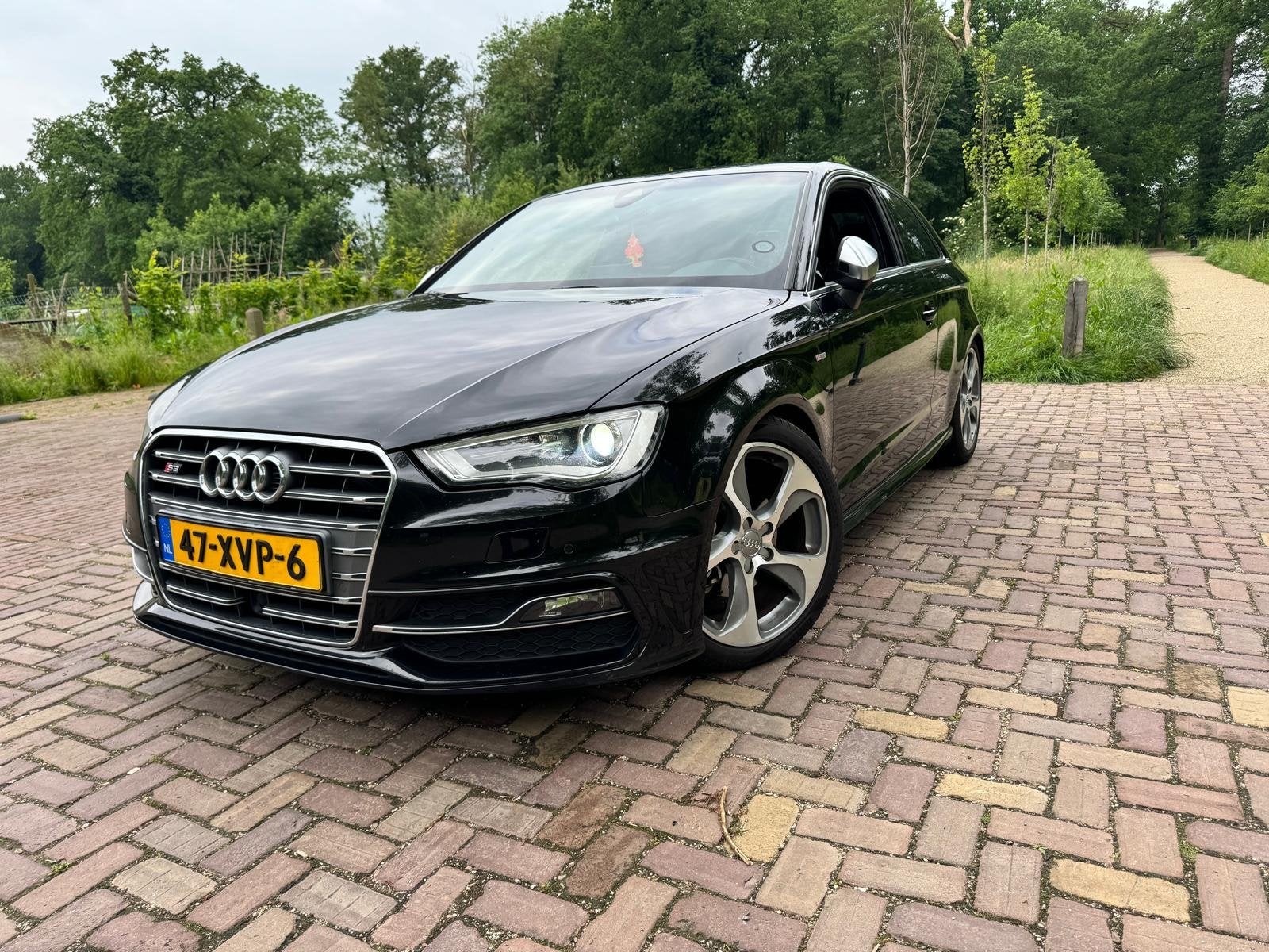 Audi A3 2.0 TDI 3xSline, Auto's, Voorwielaandrijving, 4 cilinders, Zwart, Origineel Nederlands