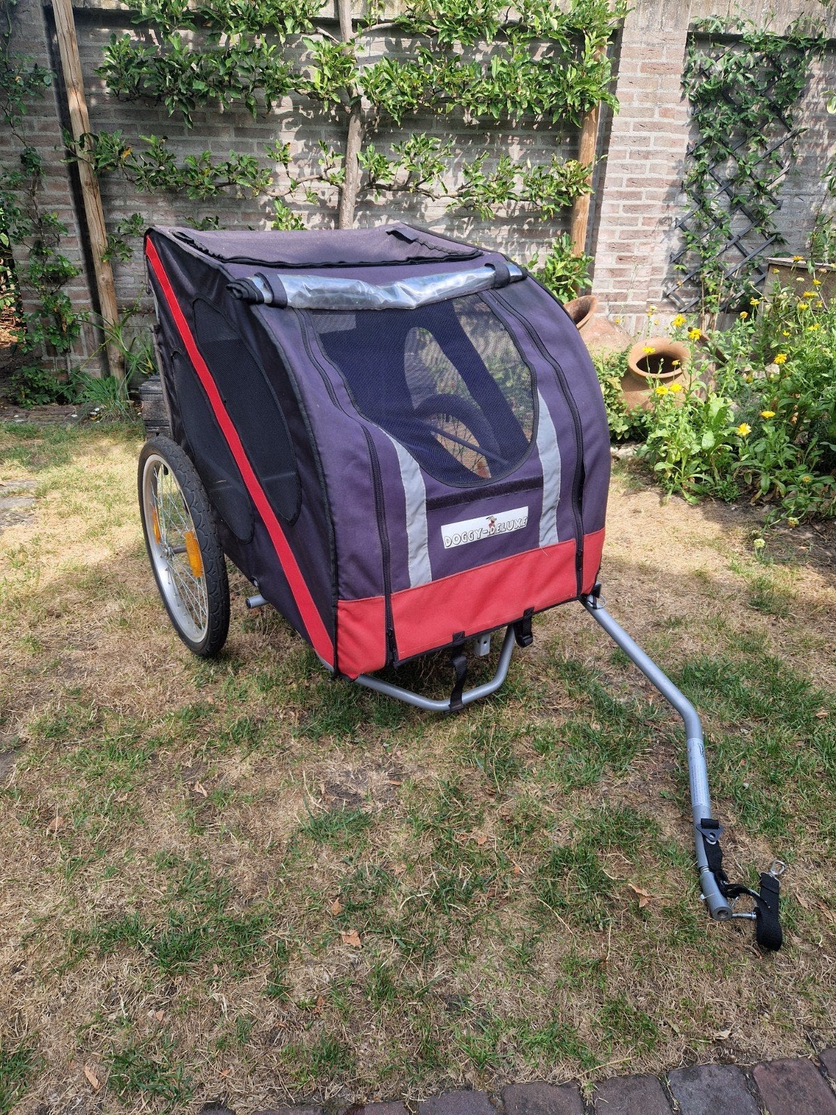 Doggy Deluxe hondenfietskar, Ophalen, Opvouwbaar, 60 tot 80 kg, Zo goed als nieuw