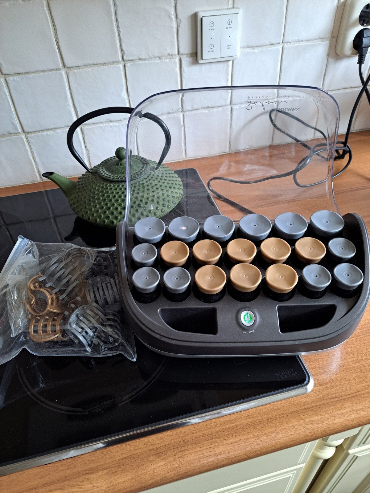 Carmen haarkrullers set, word goed warm, Sieraden, Tassen en Uiterlijk, Uiterlijk | Haarverzorging, Ophalen of Verzenden